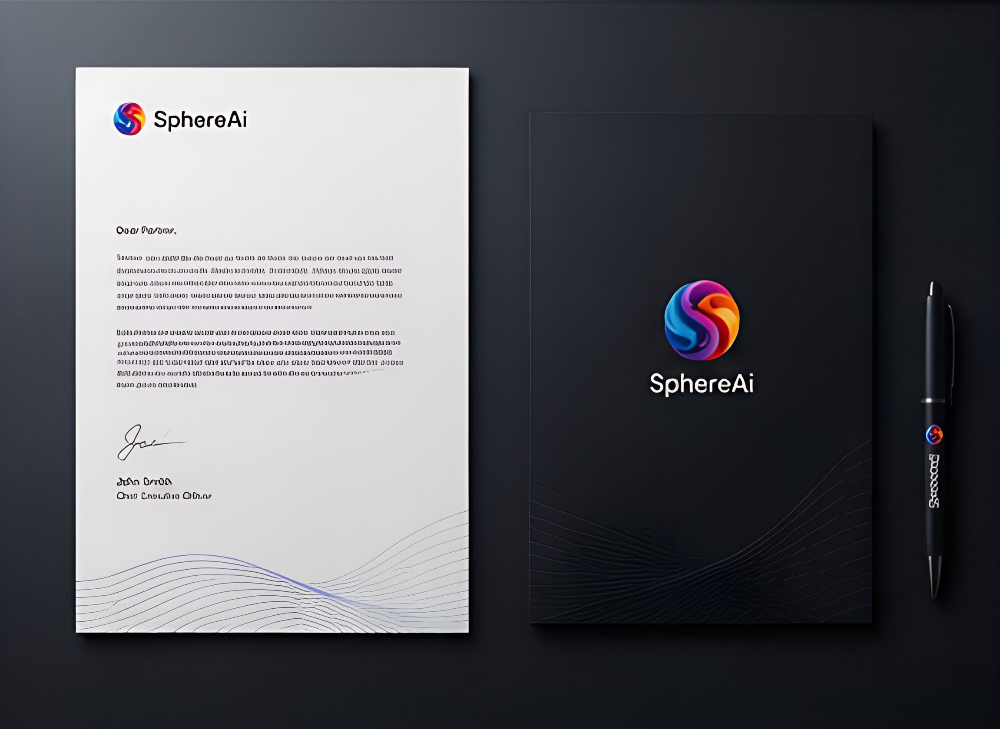 SphereAi letterhead and stationery